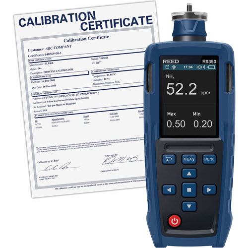 Gas Detector with Traceable Calibration Certificate Seaboard Timber Mart