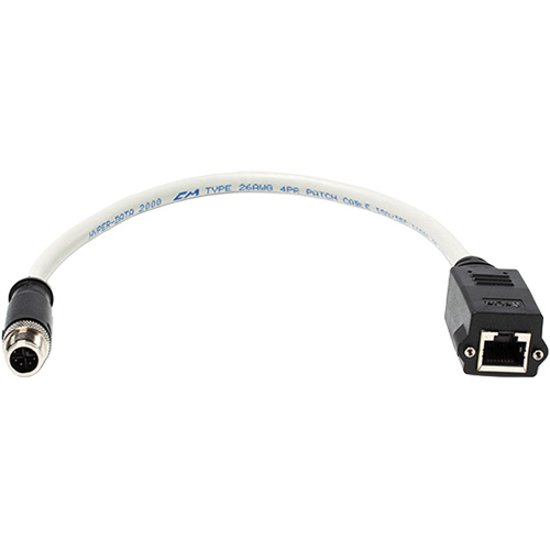 C&acirc;ble ethernet M12 &agrave; RJ45F Seaboard Timber Mart