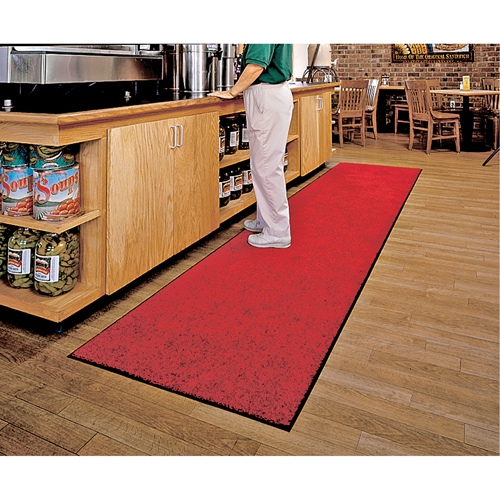 ColorStar Matting, Wiper, 3' x 5' x 3/8", Red/Black Seaboard Timber Mart