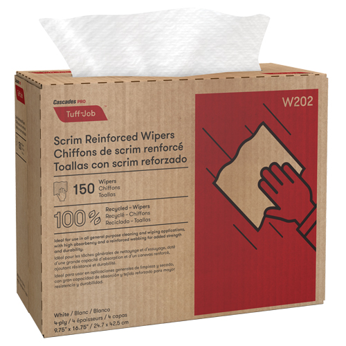 Chiffons renforc&eacute;s de canevas Pro Tuff-Job, Tout usage, 16-3/4" lo x 9-3/4" la Seaboard Timber Mart