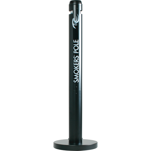 Cendriers Smokers' Pole, Sur pied, Aluminium, Hauteur 41" Seaboard Timber Mart