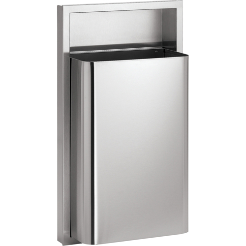 Waste Receptacles, Stainless Steel, 12 US gal. Seaboard Timber Mart