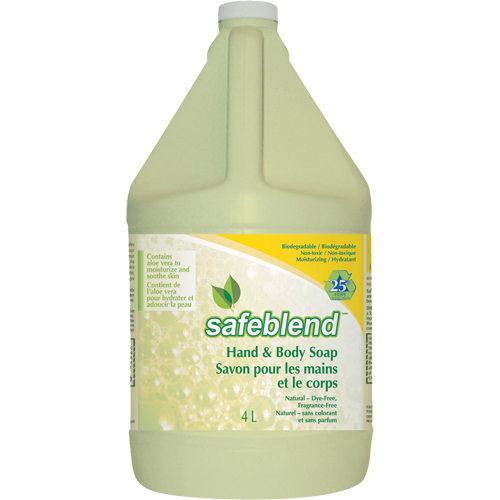Hand & Body Soap, Liquid, 4 L, Unscented Seaboard Timber Mart