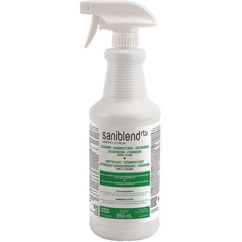 SaniBlend Ready-To-Use Disinfectant & Sanitizer, 950 ml, Trigger Bottle Seaboard Timber Mart