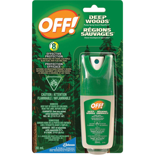 Insectifuge Off! R&eacute;gions sauvages, DEET &agrave; 25 %, Vaporisateur, 30 ml Seaboard Timber Mart