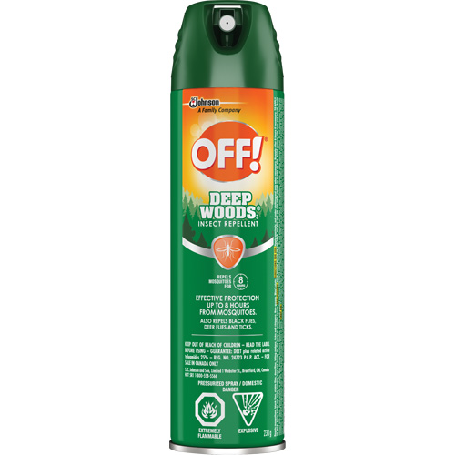 Insectifuge Off! R&eacute;gions sauvages, DEET &agrave; 25 %, A&eacute;rosol, 230 g Seaboard Timber Mart