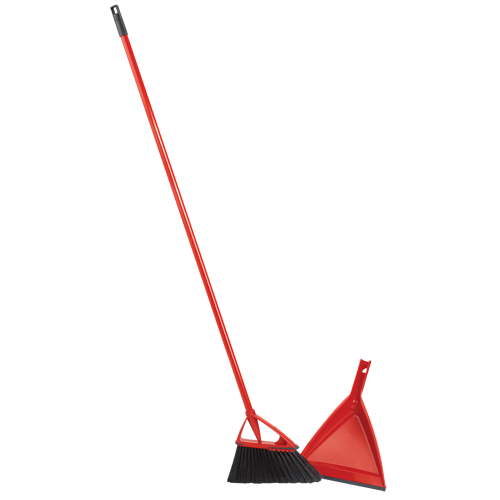Oskar Broom with Dustpan, 56" Long Seaboard Timber Mart