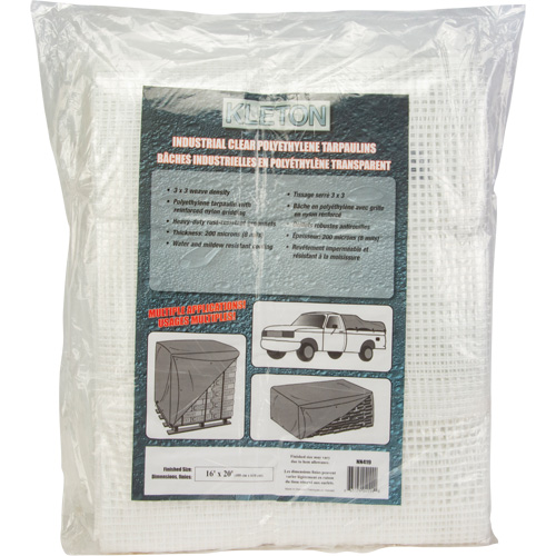 Clear Tarp, 60' x 40' x 8 mils Seaboard Timber Mart