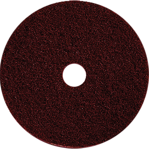 Tampons pour l'entretien des planchers, 17", D&eacute;capant, Brun Seaboard Timber Mart