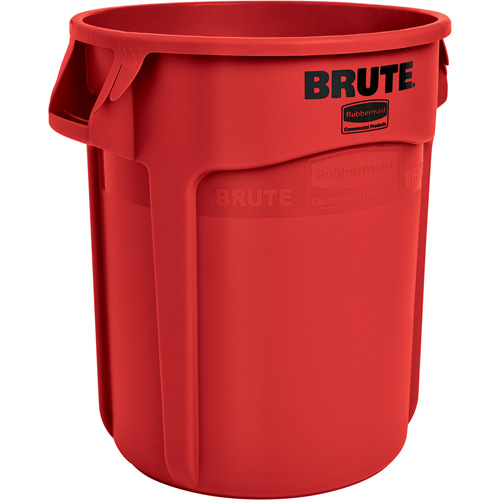Vented Brute&reg; Waste Container, Plastic, 20 US gal. Seaboard Timber Mart