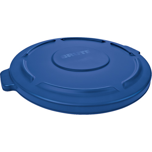 Couvercle rond pour poubelle Brute, Couvercle plat, Plastique, Convient aux contenants 22-1/4" dia. Seaboard Timber Mart