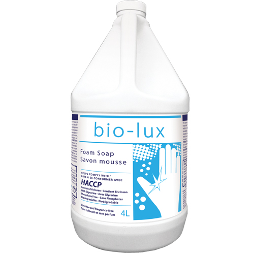 Savon antimicrobien Bio-Lux, Mousse, 4 L, Sans parfum Seaboard Timber Mart
