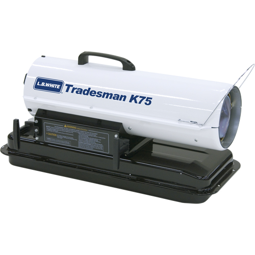 Tradesman&reg; Forced Air Heater, Fan, Kerosene, 75,000 BTU/H Seaboard Timber Mart