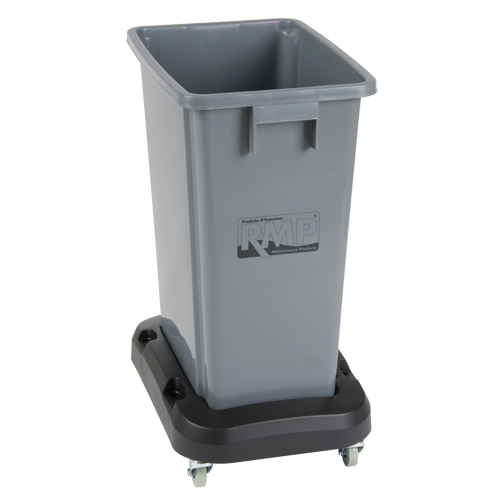 Bac &agrave; d&eacute;chets et de recyclage, Plastique, 16 gal. US Seaboard Timber Mart