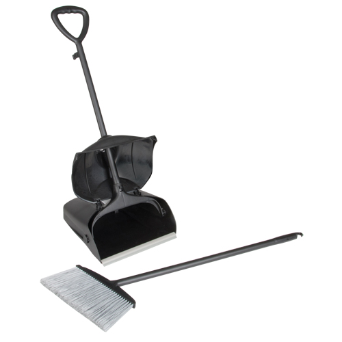 Lobby Dust Pan & Broom, Plastic Seaboard Timber Mart