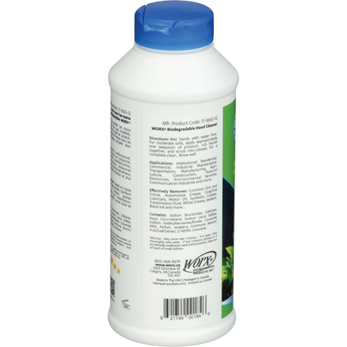 Nettoyant pour les mains biod&eacute;gradable, Poudre, 0,406 lb, Bouteille, Parfum&eacute; Seaboard Timber Mart