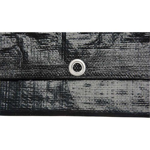 Tarp, Light Industrial Duty, Black, 6' x 8' x 8 mils Seaboard Timber Mart