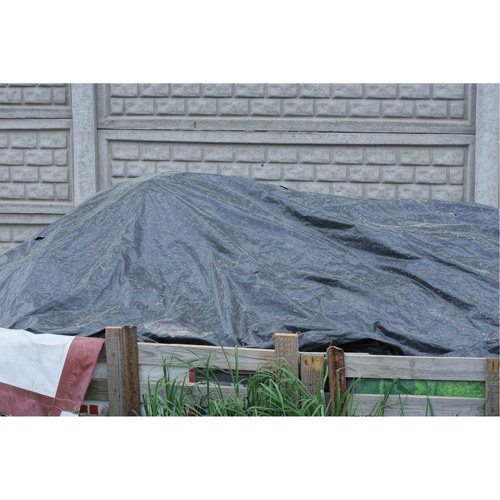 Tarp, Light Industrial Duty, Black, 6' x 8' x 8 mils Seaboard Timber Mart