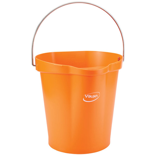 Food Hygiene Bucket, Tangerine, 3 US gal. Seaboard Timber Mart