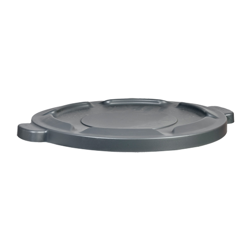 Couvercle pour contenant &agrave; d&eacute;chets de 32 gallons, Couvercle plat, Plastique/Poly&eacute;thyl&egrave;ne, Convient aux contenants 22" dia. Seaboard Timber Mart