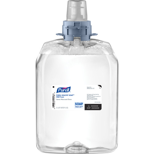 Savon doux pour les mains FMX-20 Healthy Soap, Mousse, 2 L, Sans parfum Seaboard Timber Mart