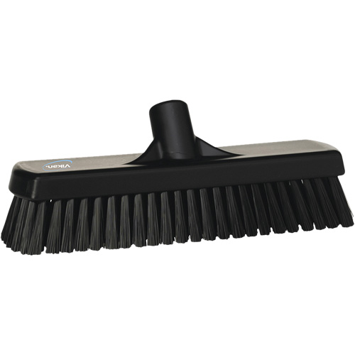 Balai-brosse pour planchers et mur, Crins Ferme, 12", Polyester, Noir Seaboard Timber Mart