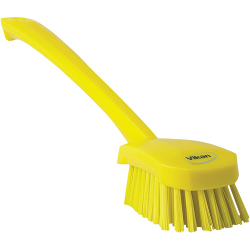 Brosse &agrave; manche long, Soies Ferme, Longueur de 16-3/10", Jaune Seaboard Timber Mart