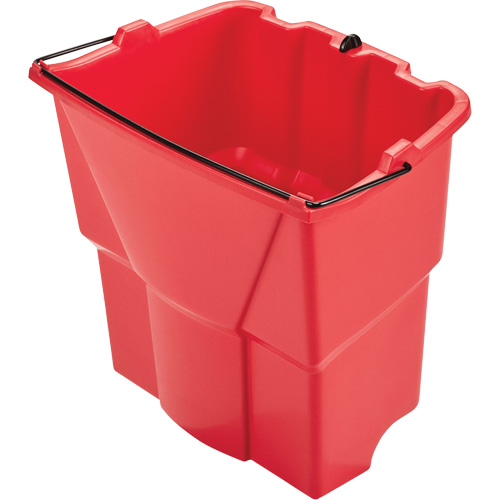 Seau optionnel Wavebrake pour eau sale, Capacit&eacute; de 4.5 gal. US (18 pintes), Rouge Seaboard Timber Mart