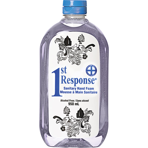 1st Response&reg; Sanitary Hand Foam, Liquid, 950 ml, Bottle, Unscented Seaboard Timber Mart