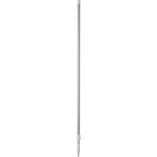 Handle, Broom/Scraper/Squeegee, White, Telescopic, 62" - 113" L Seaboard Timber Mart