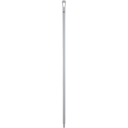 Ultra Hygiene Handle, Broom/Scraper/Squeegee, White, Ergonomic, 59" L Seaboard Timber Mart