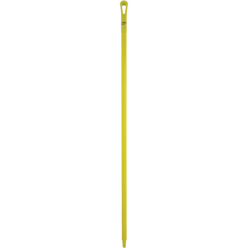 Ultra Hygiene Handle, Broom/Scraper/Squeegee, Yellow, Ergonomic, 59" L Seaboard Timber Mart