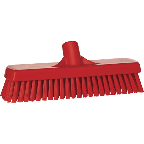 Brosse &agrave; r&eacute;curer pour planchers et murs, Crins Ferme, 12", Polyester, Rouge Seaboard Timber Mart