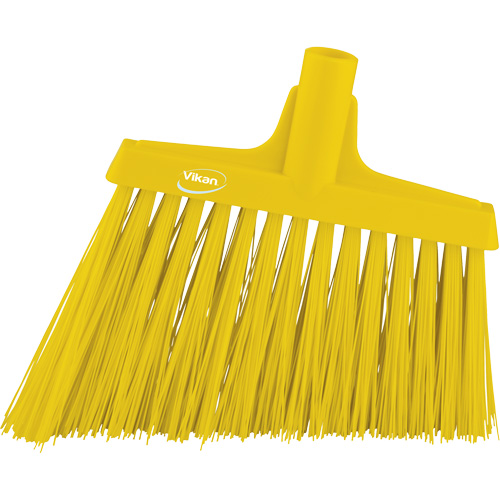 Angle Broom Head, X-Coarse Bristles, 12", Polyester, Yellow Seaboard Timber Mart