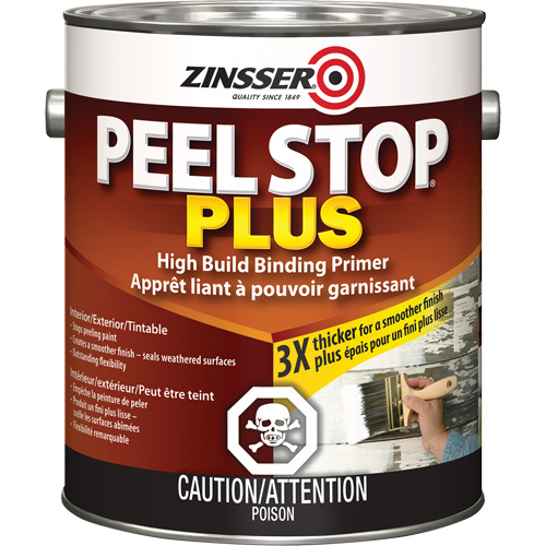 Couche primaire avec liant Plus High Build Peel Stop, 3,78 L, Gallon, Blanc Seaboard Timber Mart