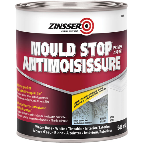 Mold Stop Primer, 946 ml, Can, White Seaboard Timber Mart