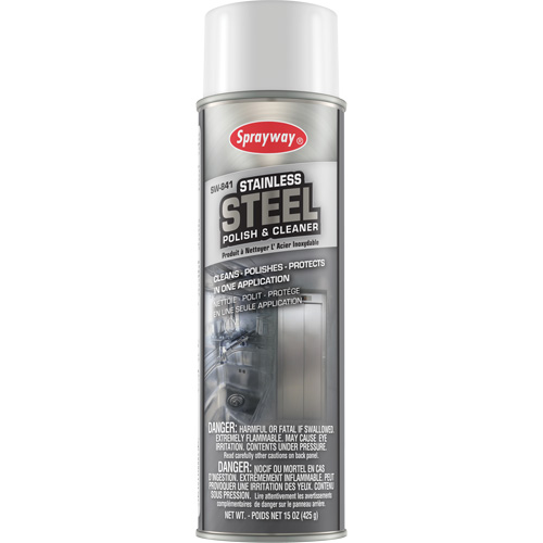 Stainless Steel Polish & Cleaner, 20 oz., Aerosol Can Seaboard Timber Mart