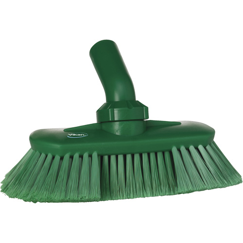 Brosse de lavage aliment&eacute;e en eau et &agrave; angle r&eacute;glable, Soies Doux, Longueur de 9-1/4", Vert Seaboard Timber Mart
