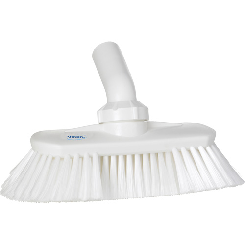 Brosse de lavage aliment&eacute;e en eau et &agrave; angle r&eacute;glable, Soies Doux, Longueur de 9-1/4", Blanc Seaboard Timber Mart