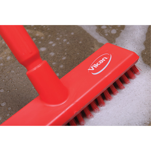 Brosse lave-pont aliment&eacute;e en eau, Crins Extra-ferme, 10-3/4", Polyester, Vert Seaboard Timber Mart