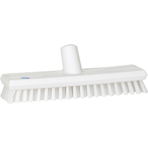 Brosse lave-pont aliment&eacute;e en eau, Crins Extra-ferme, 10-3/4", Polyester, Blanc Seaboard Timber Mart