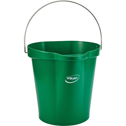Food Hygiene Bucket, Green, 3 US gal. Seaboard Timber Mart