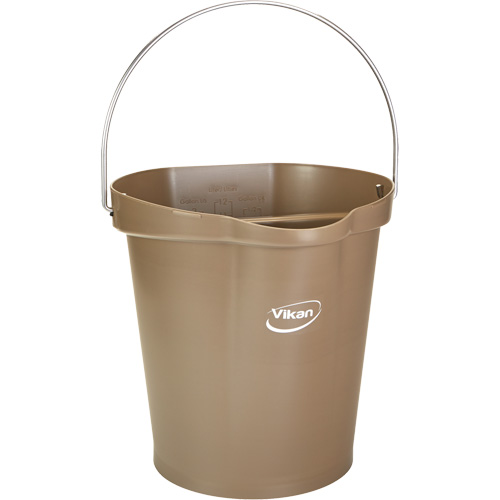 Food Hygiene Bucket, Brown, 3 US gal. Seaboard Timber Mart