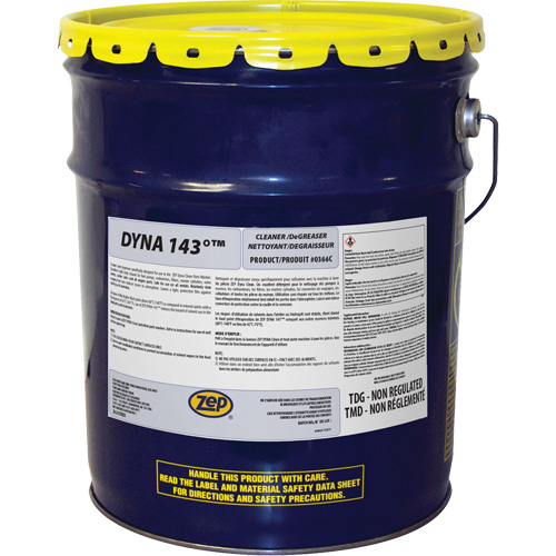 D&eacute;graissant pour laveuse de pi&egrave;ces & nettoyant de r&eacute;servoir froid Dyna 143, Seau Seaboard Timber Mart