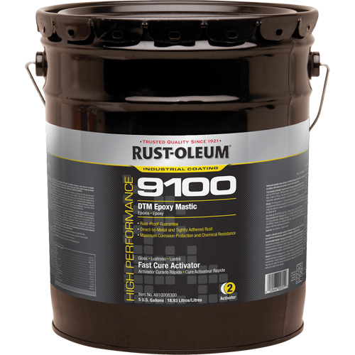Activateur pour s&eacute;chage rapide pour mastic &eacute;poxy DTM du syst&egrave;me 9100, 5 gal., Seau Seaboard Timber Mart