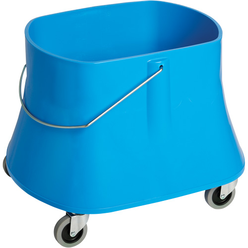 Seau pour vadrouille Champ, Capacit&eacute; de 10 gal. US (40 pintes), Bleu Seaboard Timber Mart
