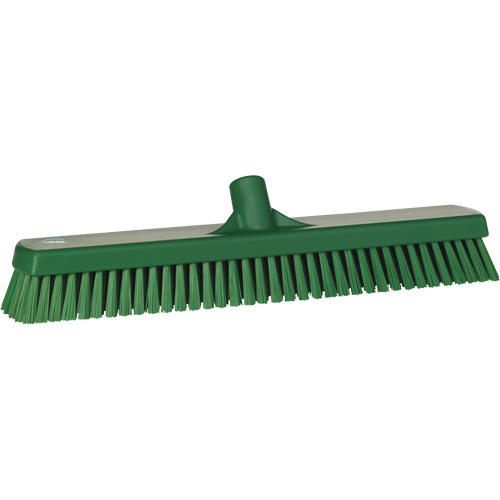 Deck & Wall Scrub Brush, Stiff Bristles, 19", Polyester, Green Seaboard Timber Mart