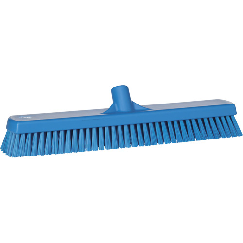Deck & Wall Scrub Brush, Stiff Bristles, 19", Polyester, Blue Seaboard Timber Mart