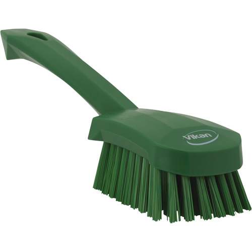 Brosse &agrave; r&eacute;curer avec manche court, Soies Ferme, Longueur de 10", Vert Seaboard Timber Mart