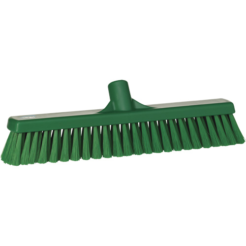 T&ecirc;te de balai-brosse pour petites particules, Crins Fin, 16-1/2", Polyester, Vert Seaboard Timber Mart
